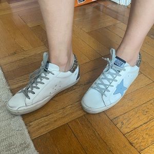 Golden Goose SuperStar Sneaker in White Leather